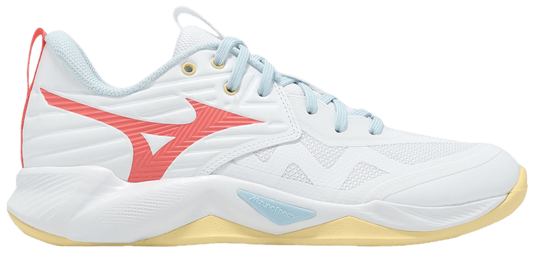 Mizuno Wmns Wave Momentum Pro White Calypso Coral