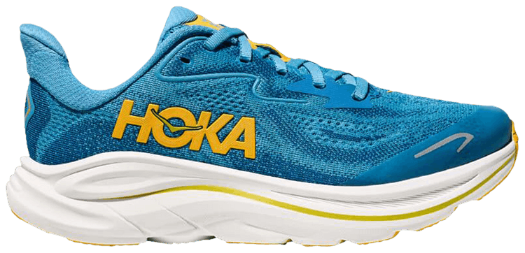 HOKA Clifton 10 Big Kids Alpine Blue Foggy Night