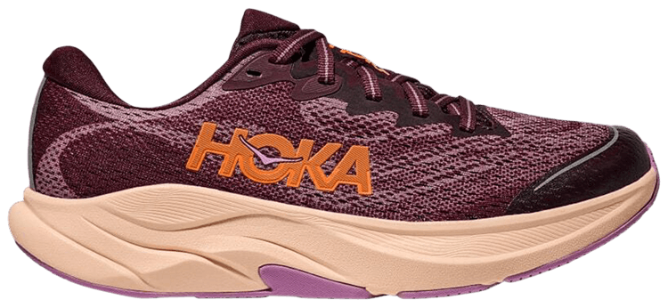 HOKA Rincon 4 Big Kids Black Cherry Classic Mauve