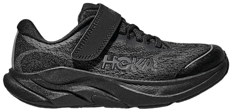 HOKA Rincon 4 Little Kids Triple Black