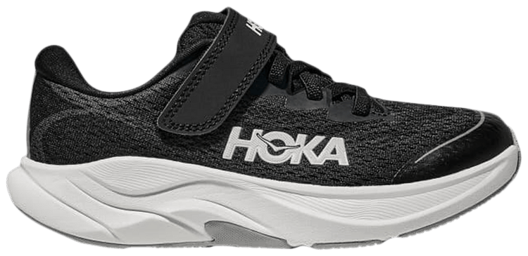 HOKA Rincon 4 Little Kids Black White