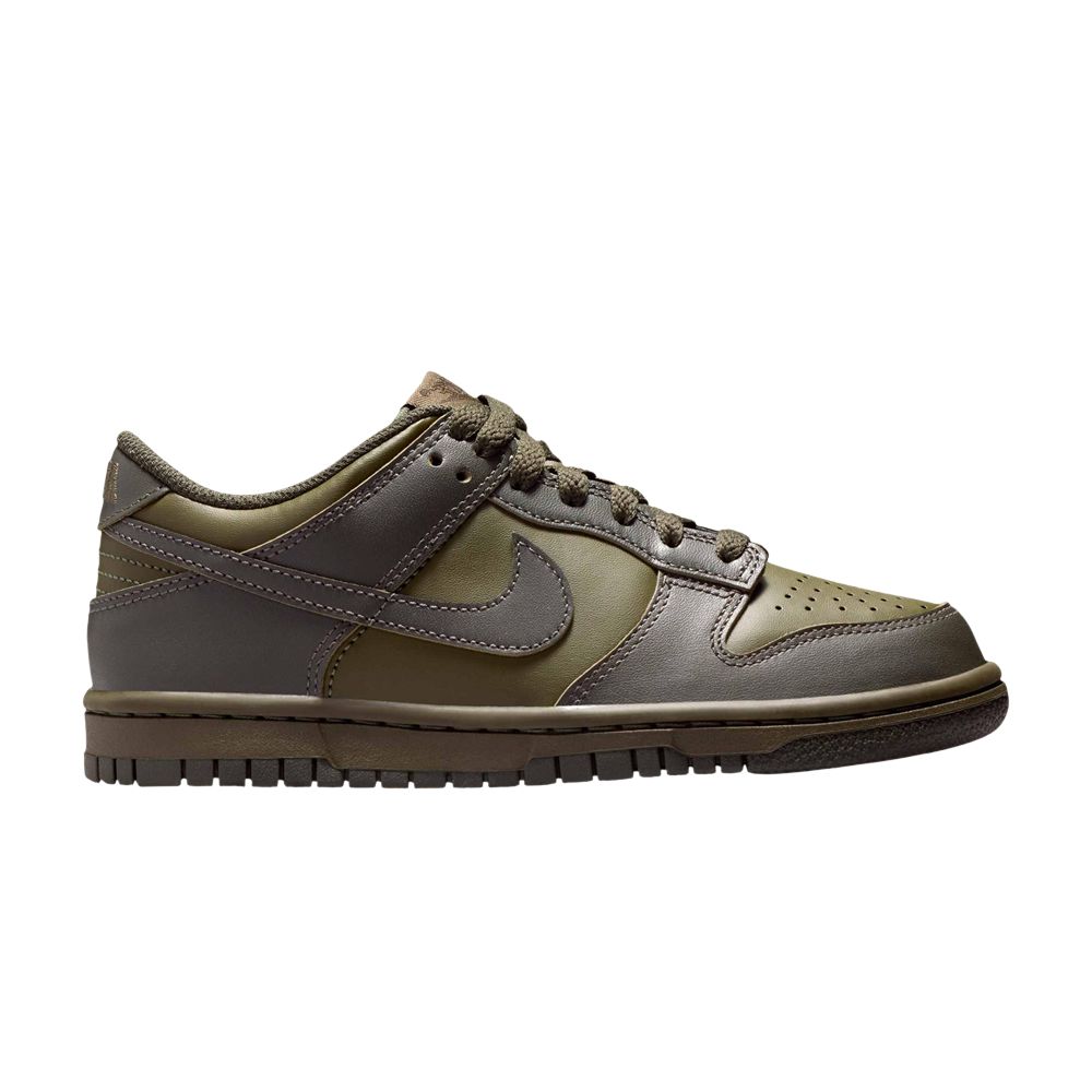 Pre-owned Nike Dunk Low Gs 'cargo Khaki' | Green | Kid's Size 7