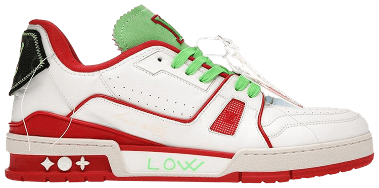Louis Vuitton Trainer Neon Red