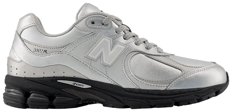 New Balance 2002R Leather Pack   Silver Metallic