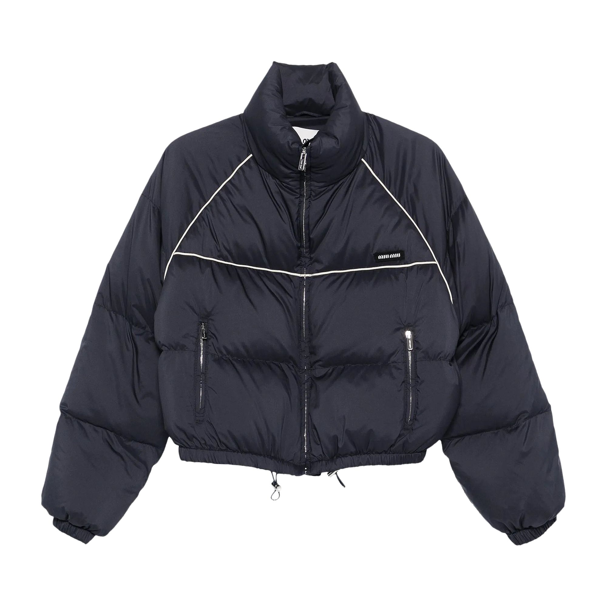 Pre-owned Miu Miu Technical Down Jacket 'blue' | Women's Size 40