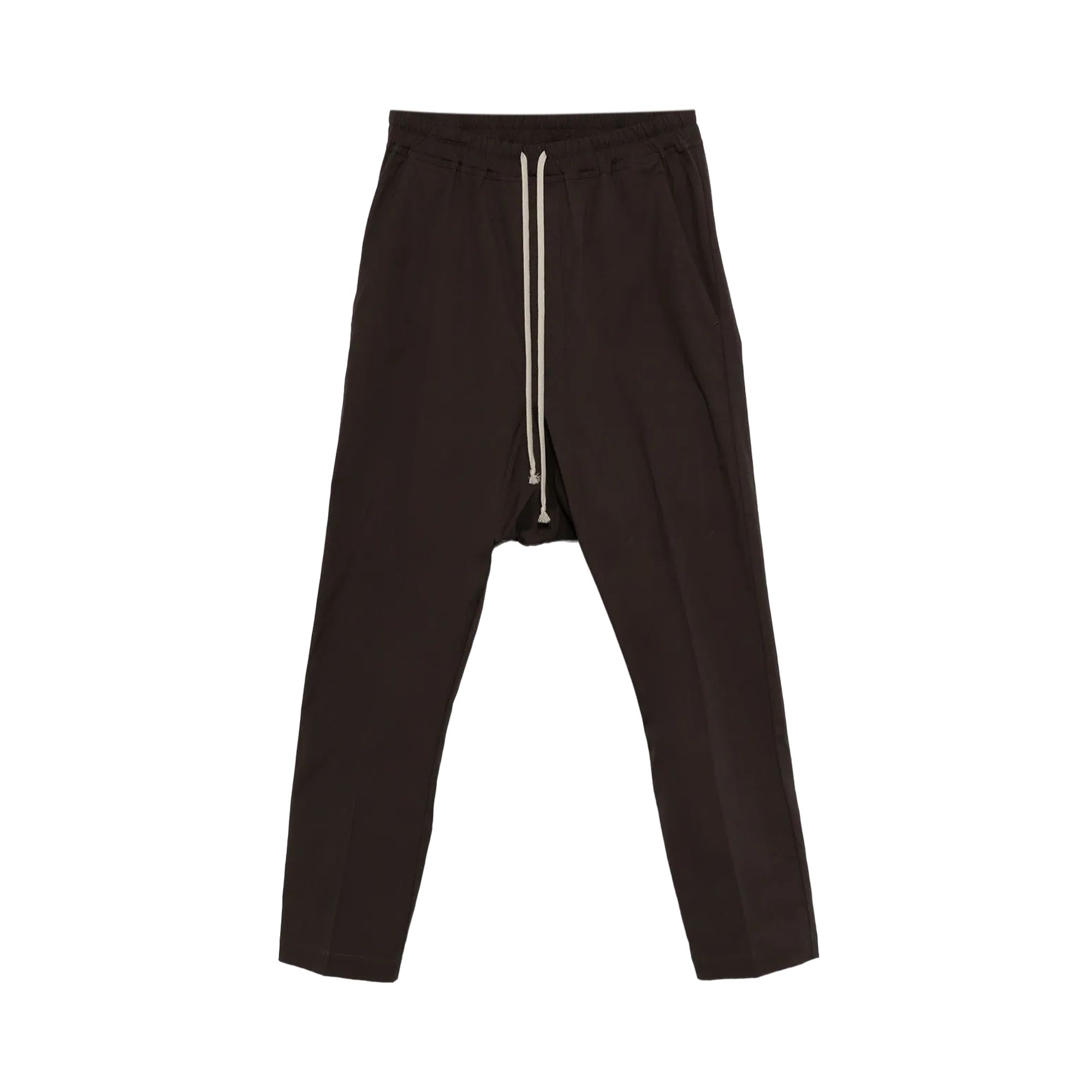 Pre-owned Rick Owens Drawstring Long Pants 'dark Dust' | Brown | Men's Size 52