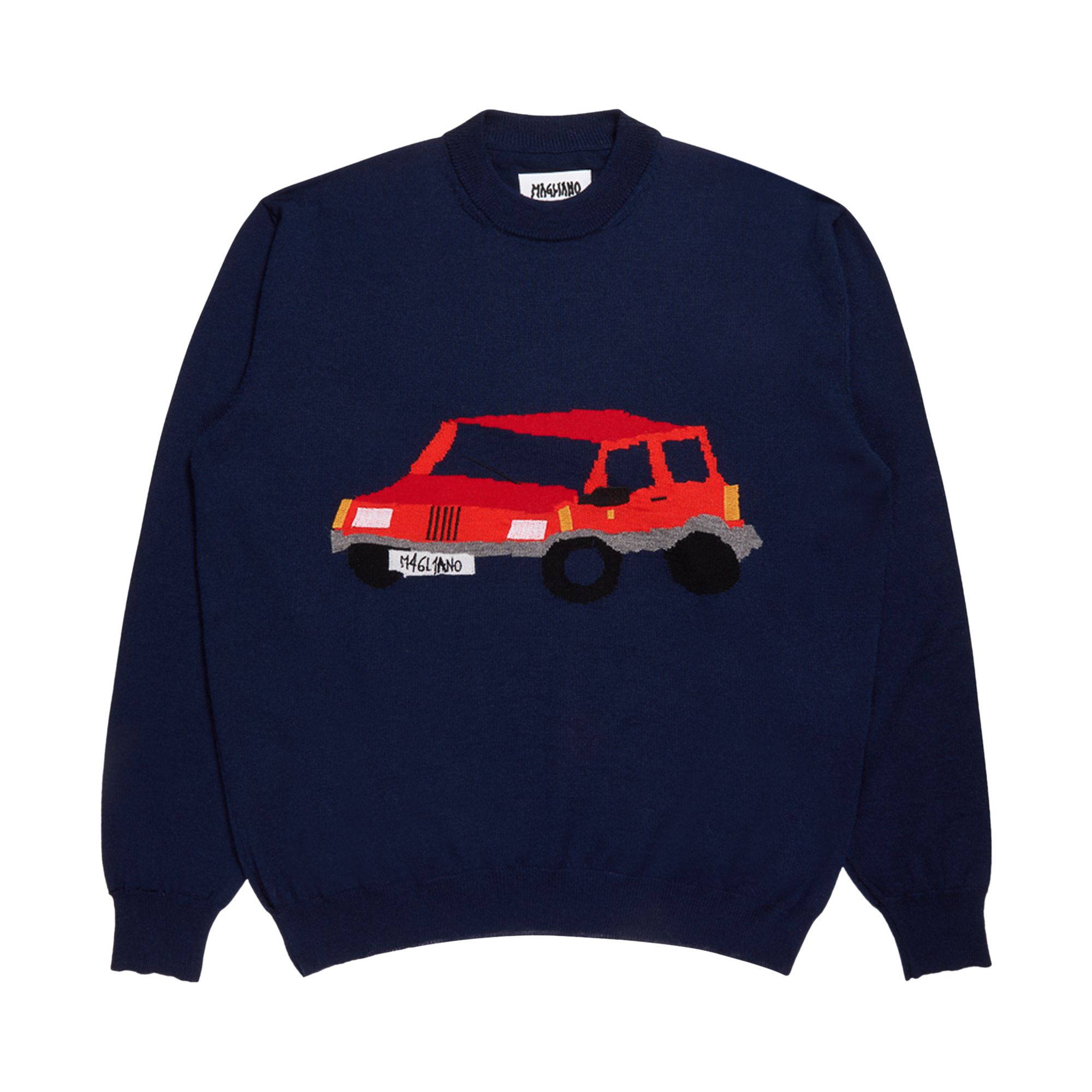 Pre-owned Magliano Pandino Knit Sweatshirt 'blue' | Men's Size S