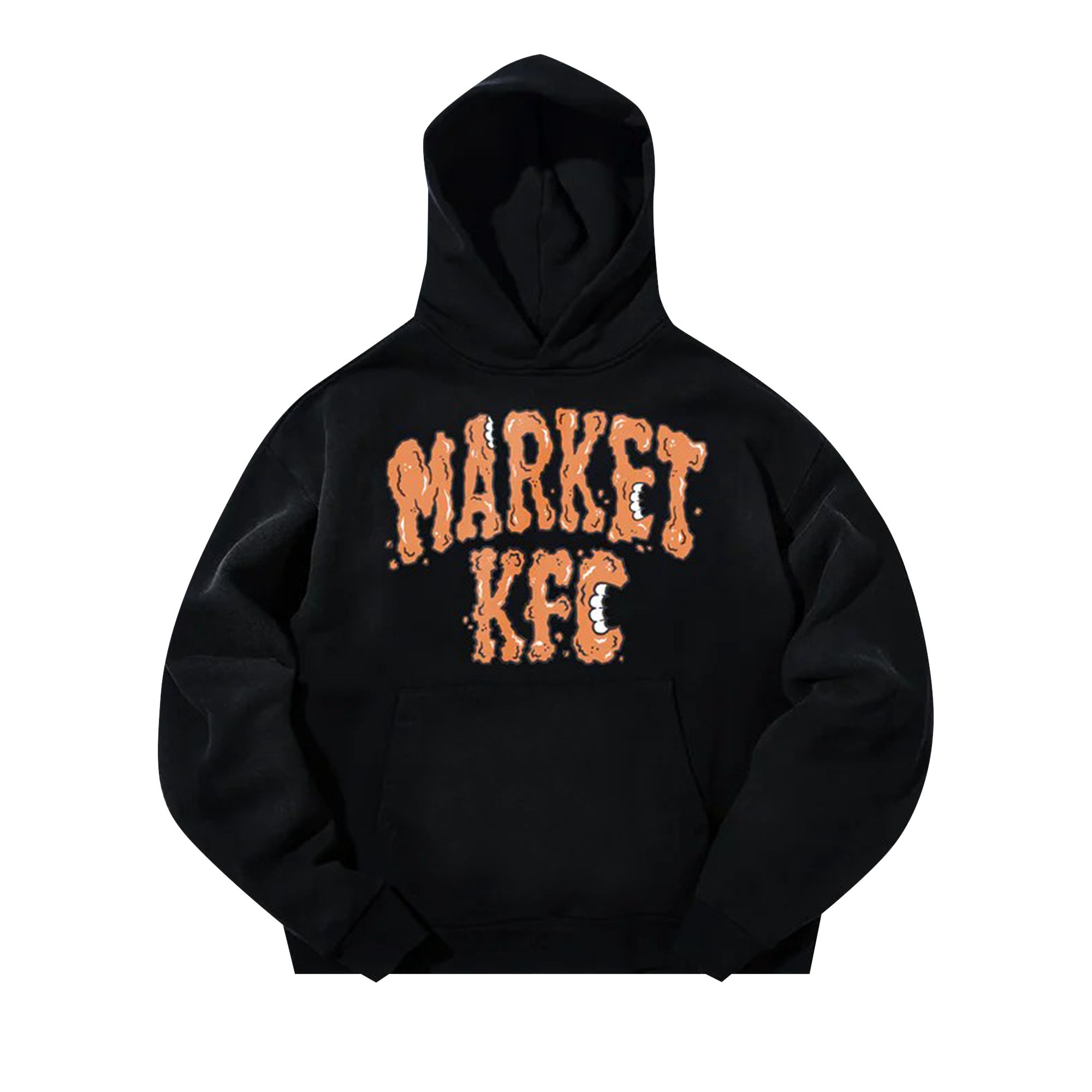 Pre-owned Market Studios X Kfc Fried Chicken Arc Hoodie 'black' | Men's Size Xxl