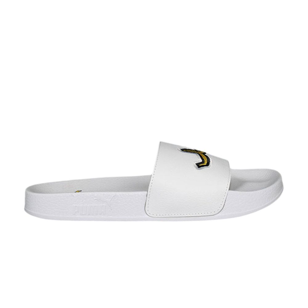 Pre-owned Puma Minions X Leadcat Slide Jr 'white Minion Yellow' | Kid's Size 4