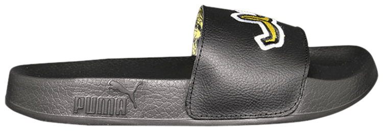 Minions x Puma Leadcat Slide Jr Black Minion Yellow