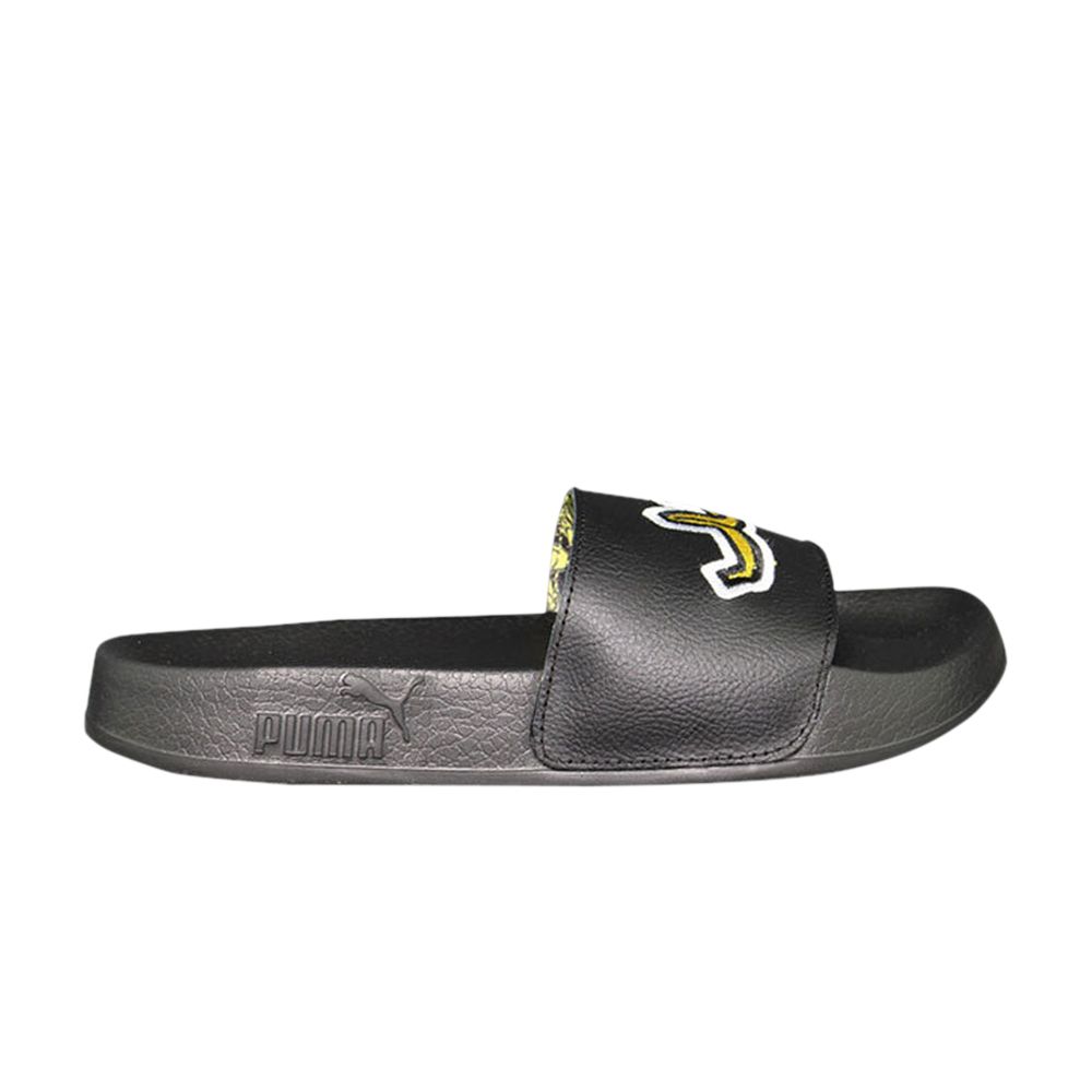Pre-owned Puma Minions X Leadcat Slide Jr 'black Minion Yellow' | Kid's Size 4