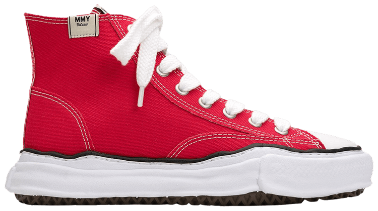 Maison Mihara Yasuhiro Peterson OG Sole Canvas High Red