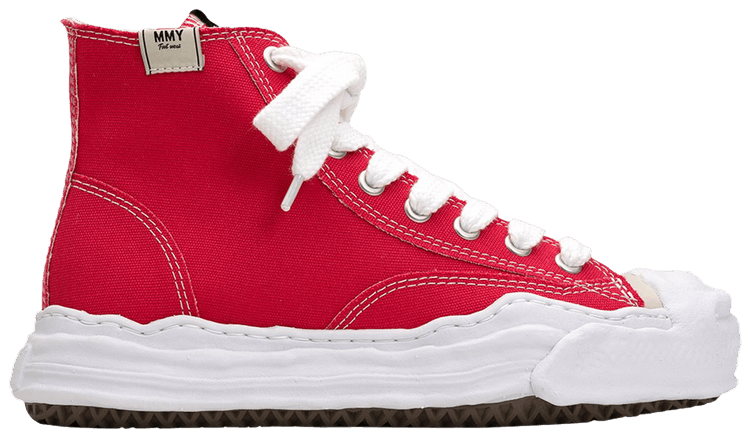 Maison Mihara Yasuhiro Hank OG Sole Canvas High Red