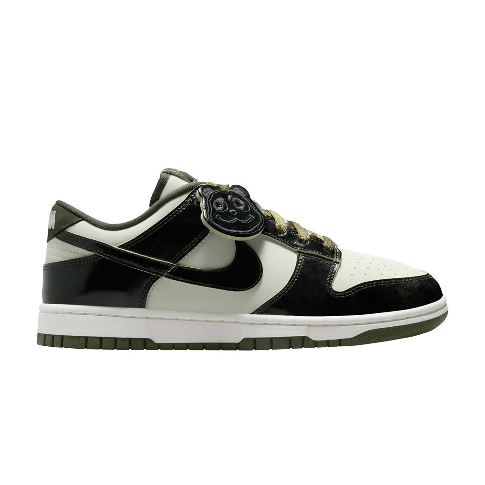 Pre-owned Nike Wmns Dunk Low Se 'panda-monium Pack - Olive' | Green | Women's Size 9.5