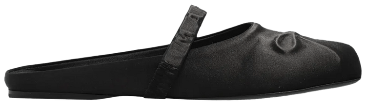 Marni Wmns Ballet Flat Sabot Black