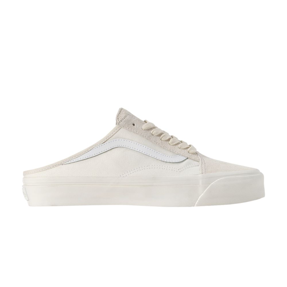 Pre-owned Vans Old Skool Mule Lx 'turtle Dove Beige' | Cream | Men's Size 7 In White
