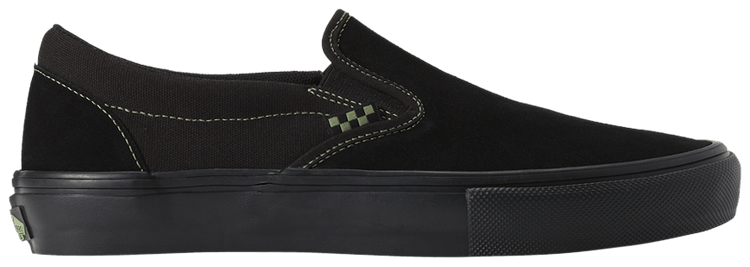 Vans Skate Slip On Black Olive Green