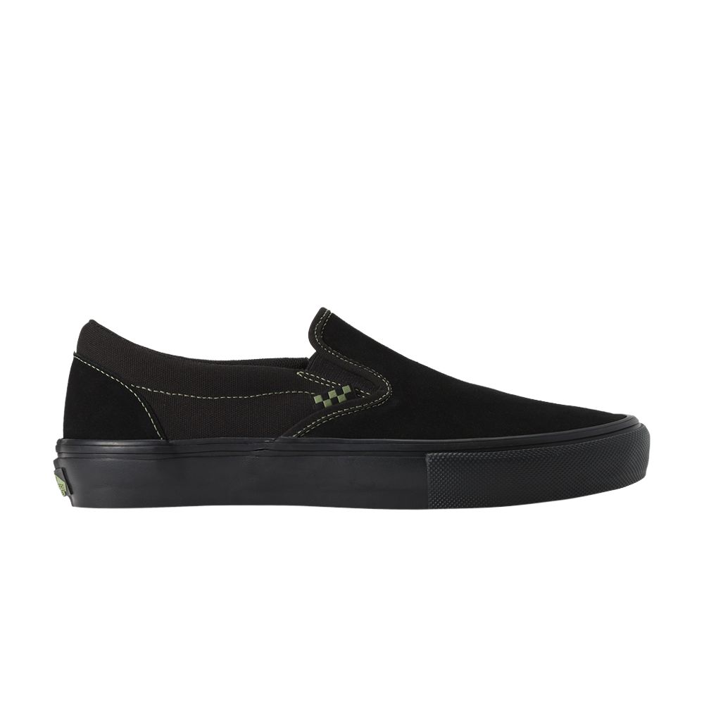 Vans Skate Slip-On 'Black Olive Green' | Men's Size 8 - VN000EKPGSH