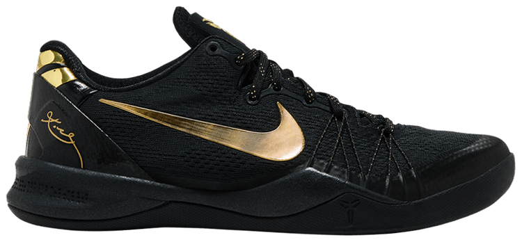 シューズ(男性用) Nike Kobe8 Black and University Gold Nike Kobe 8 GS Black / University Gold - Sep 2024 - FN0266
