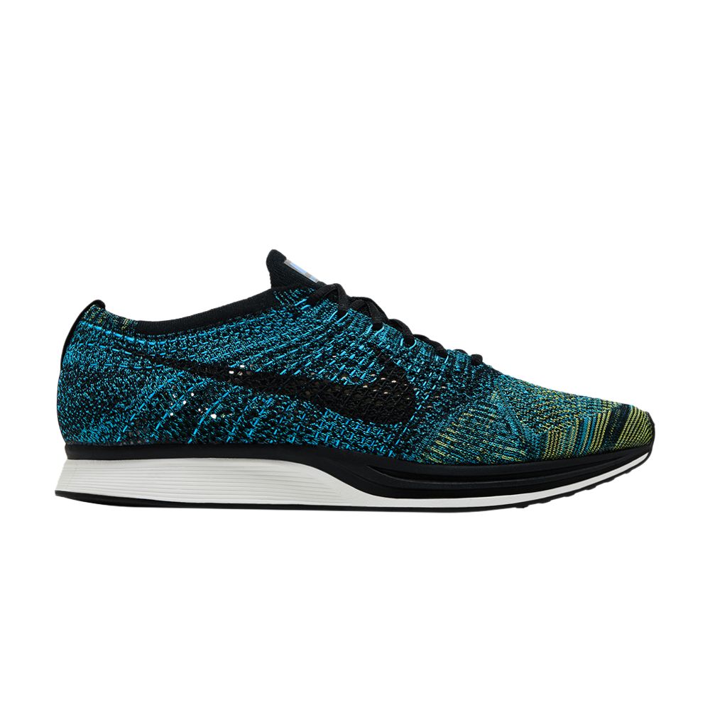 Nike Flyknit Racer 'Blue Glow' | Men's Size 10 - 526628-405