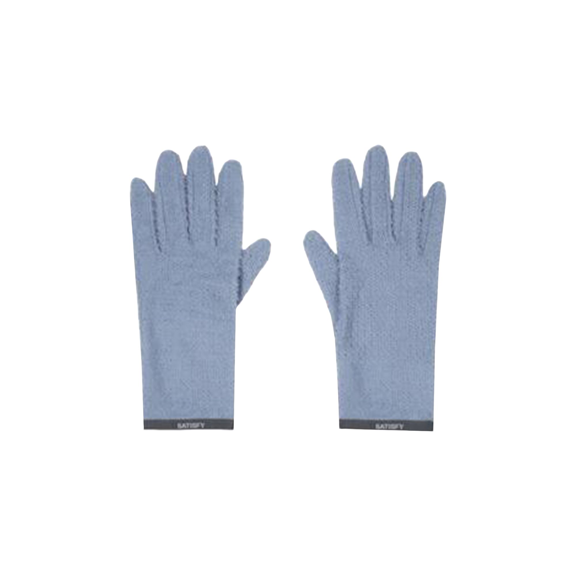 Pre-owned Satisfy Ghostfleece Ad Gloves 'phantom' | Grey | Men's Size L In Gray