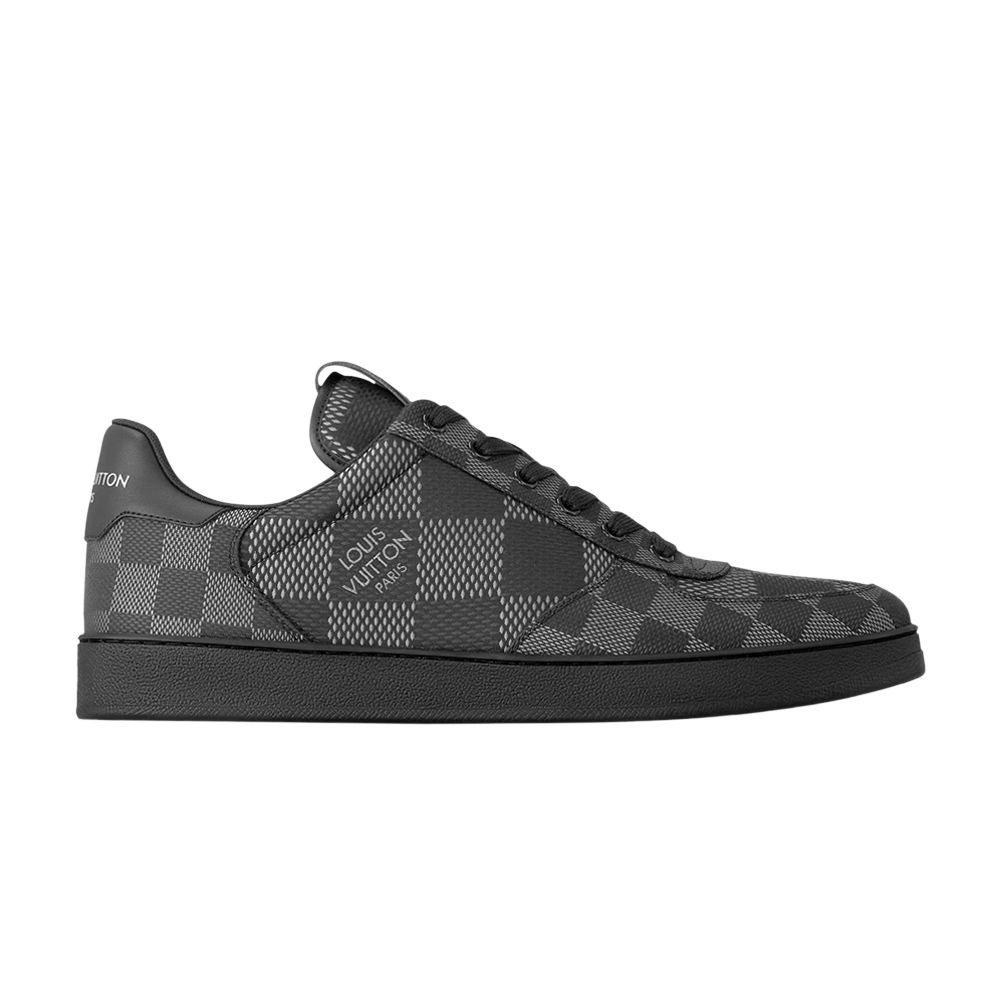 Pre-owned Louis Vuitton Rivoli Sneaker 'black Damier' | Men's Size 10.5