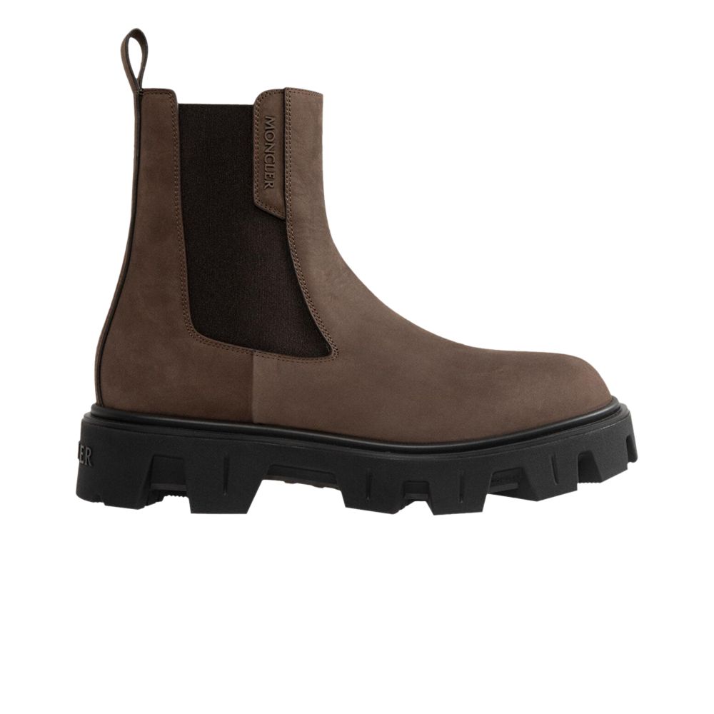 Pre-owned Moncler Peak City Ankle Boot 'brown' | Men's Size 40