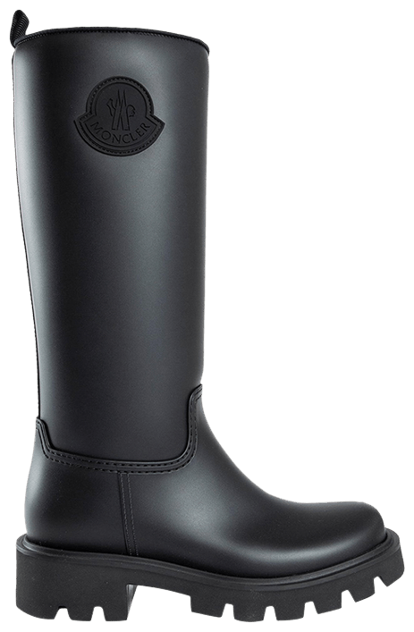 Moncler Kickstream High Rain Boot Black