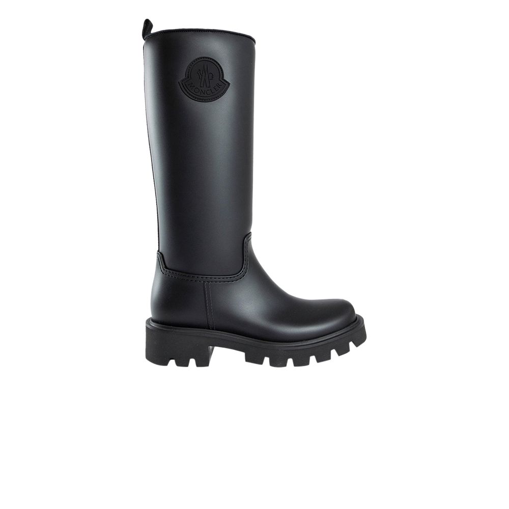 Pre-owned Moncler Kickstream High Rain Boot 'black' | Men's Size 38