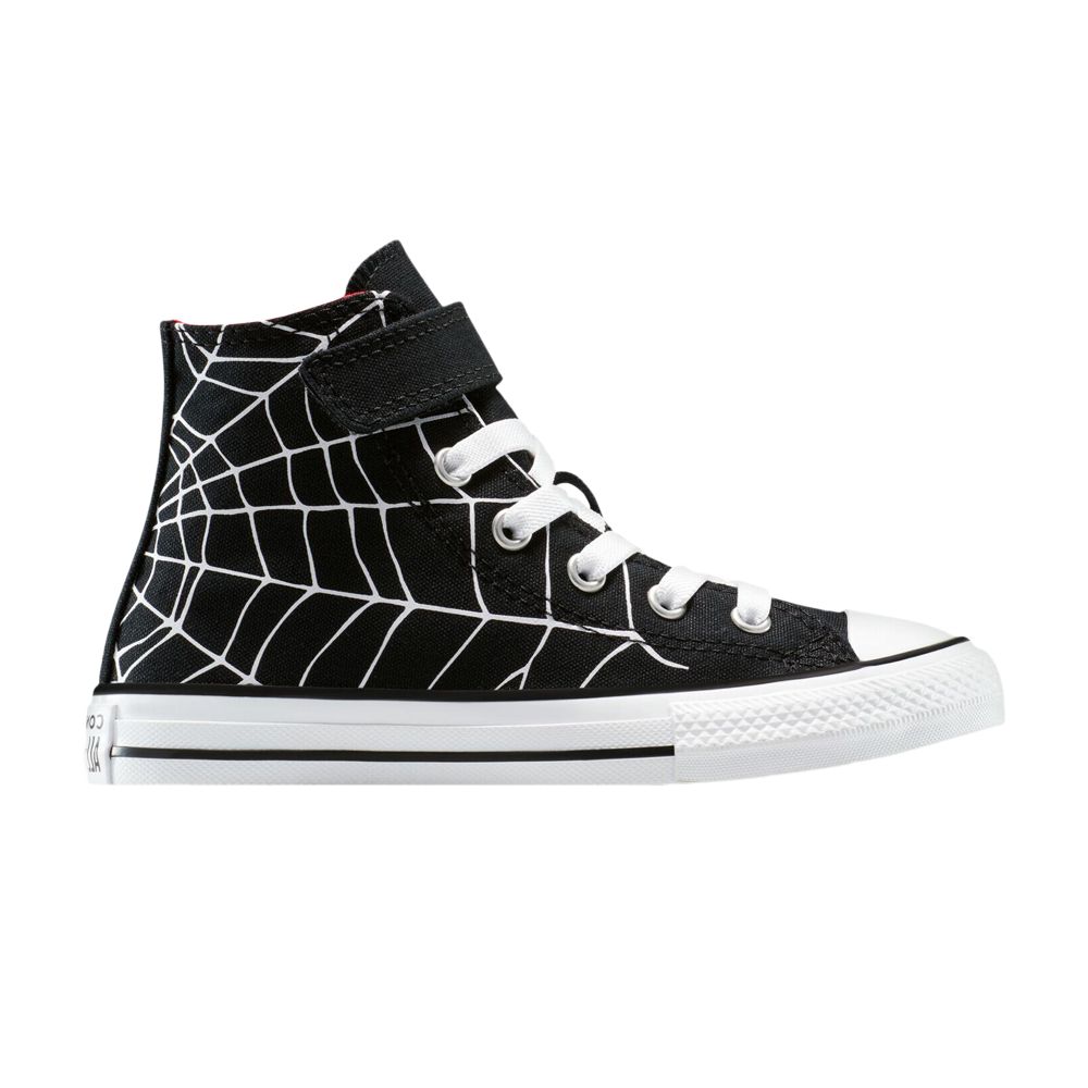 Pre-owned Converse Chuck Taylor All Star Easyon High Ps 'spiderweb' | Black | Kid's Size 13