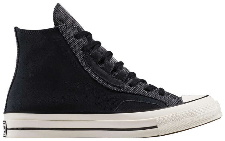 Converse Chuck 70 High Heavy Canvas   Black Total Eclipse
