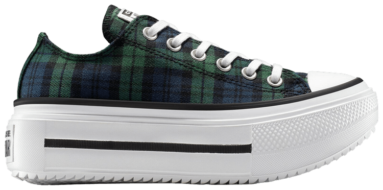 Converse Wmns Chuck Taylor All Star Lift Double Stack Platform Low Plaid