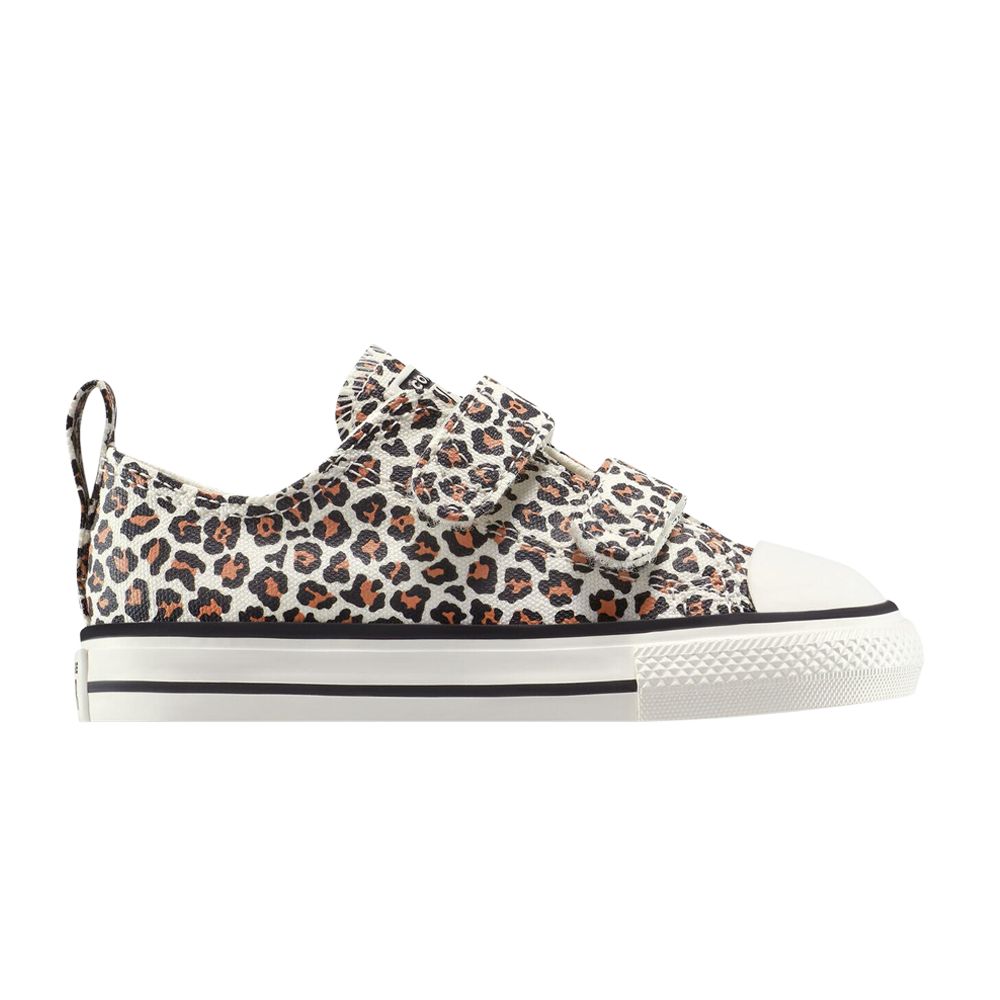 Pre-owned Converse Chuck Taylor All Star Easyon Low Td 'leopard' | Brown | Infant Size 5