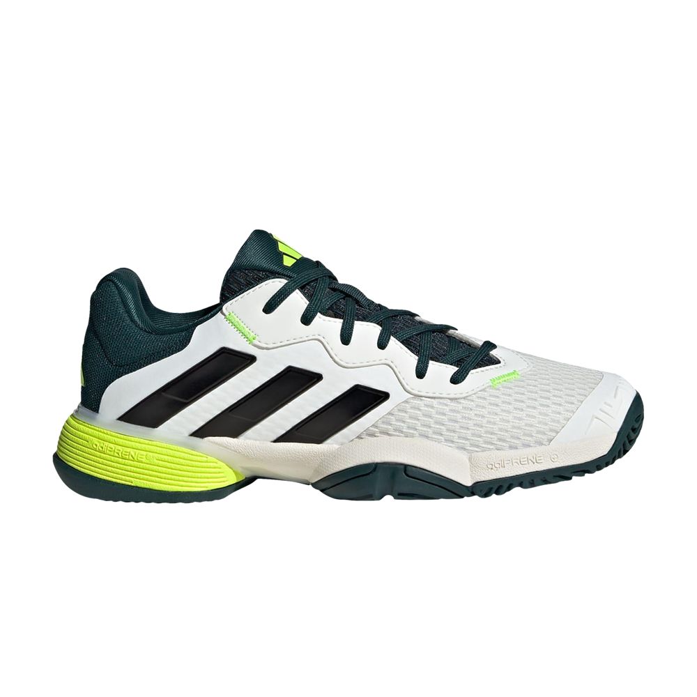 Pre-owned Adidas Originals Adidas Barricade J 'off White Black Aurora Ivy' | Kid's Size 3