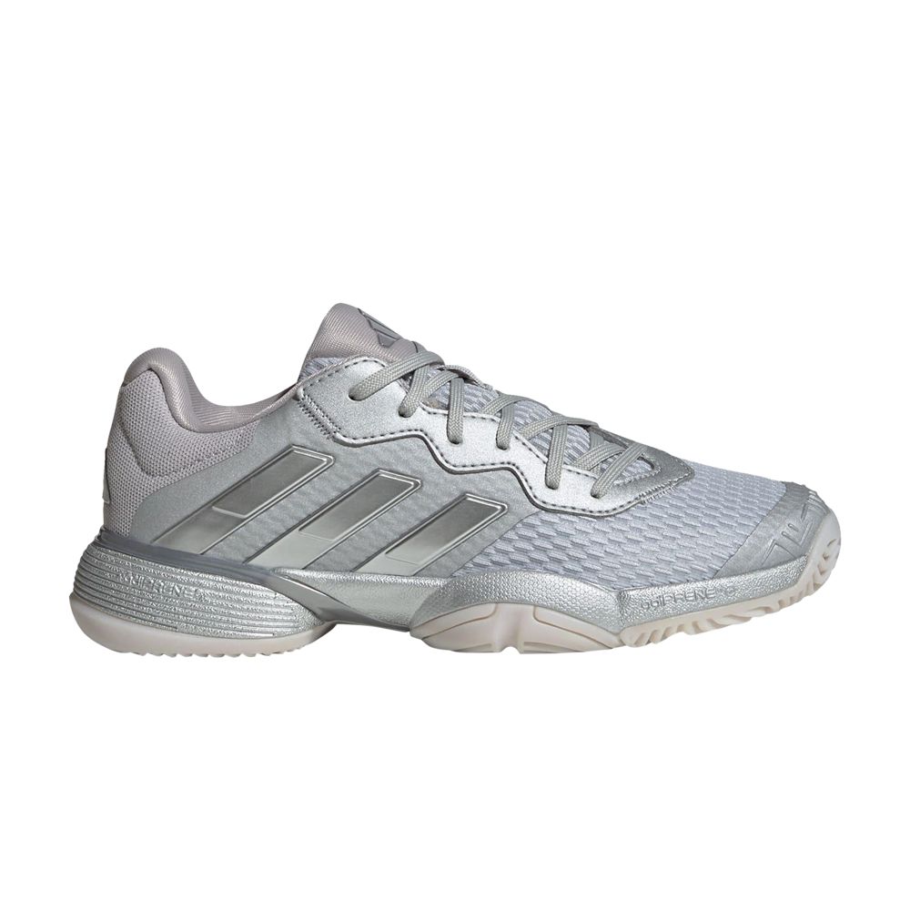 adidas Barricade J 'Silver Metallic Dash Grey' | Kid's Size 3 - JH5128
