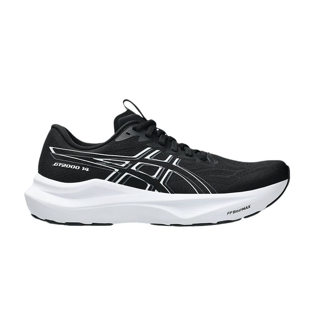 ASICS Wmns GT 2000 14 Wide 'Black White' | Women's Size 8.5 - 1012B842-001