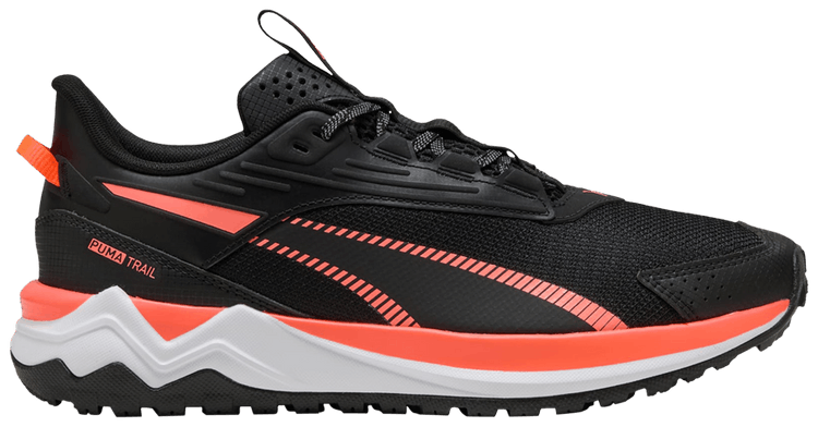 Puma Extend Lite Trail Black Glowing Red