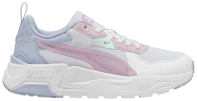 Puma Trinity Lite Big Kid Blurry Dreams   White Rose Mauve