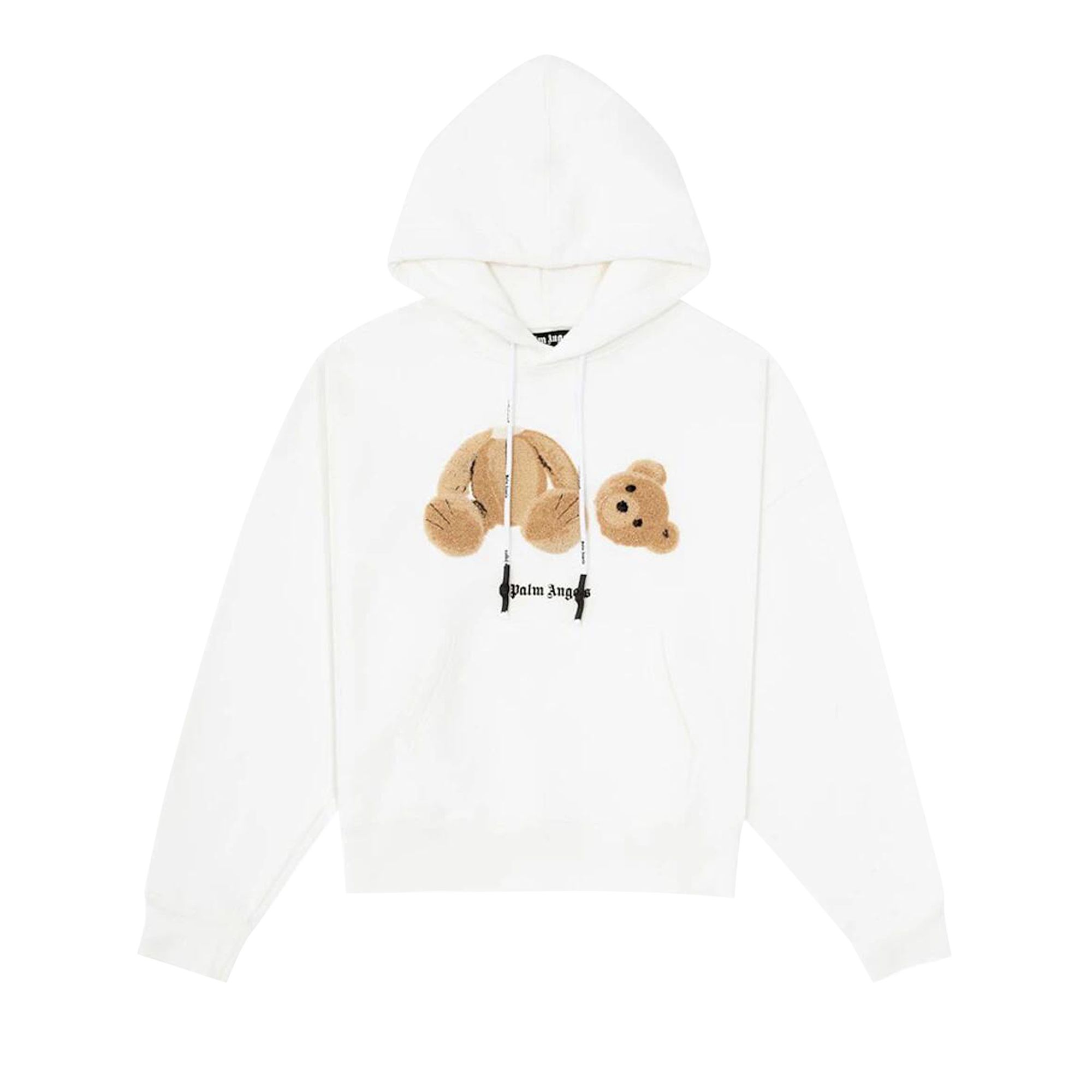 Pre-owned Palm Angels Pa Punk Bear Hoody 'butter/brown' | Men's Size L