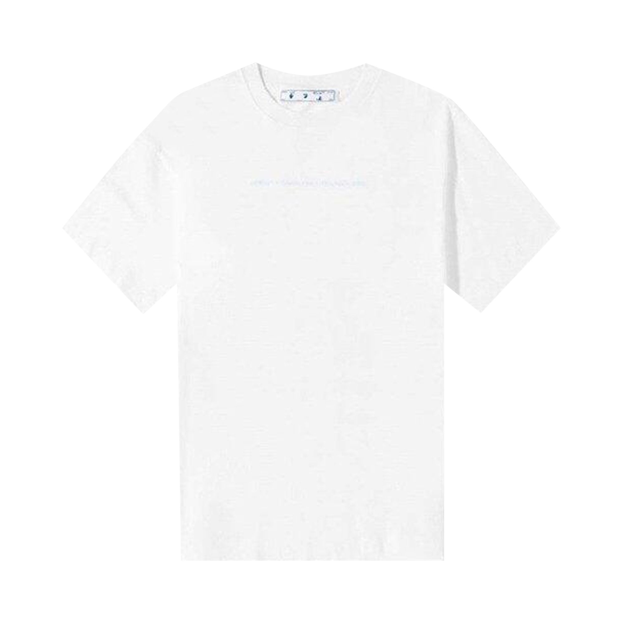 Pre-owned Off-white Marker Oversized Skate T-shirt 'white Blue' | Men's Size Xs