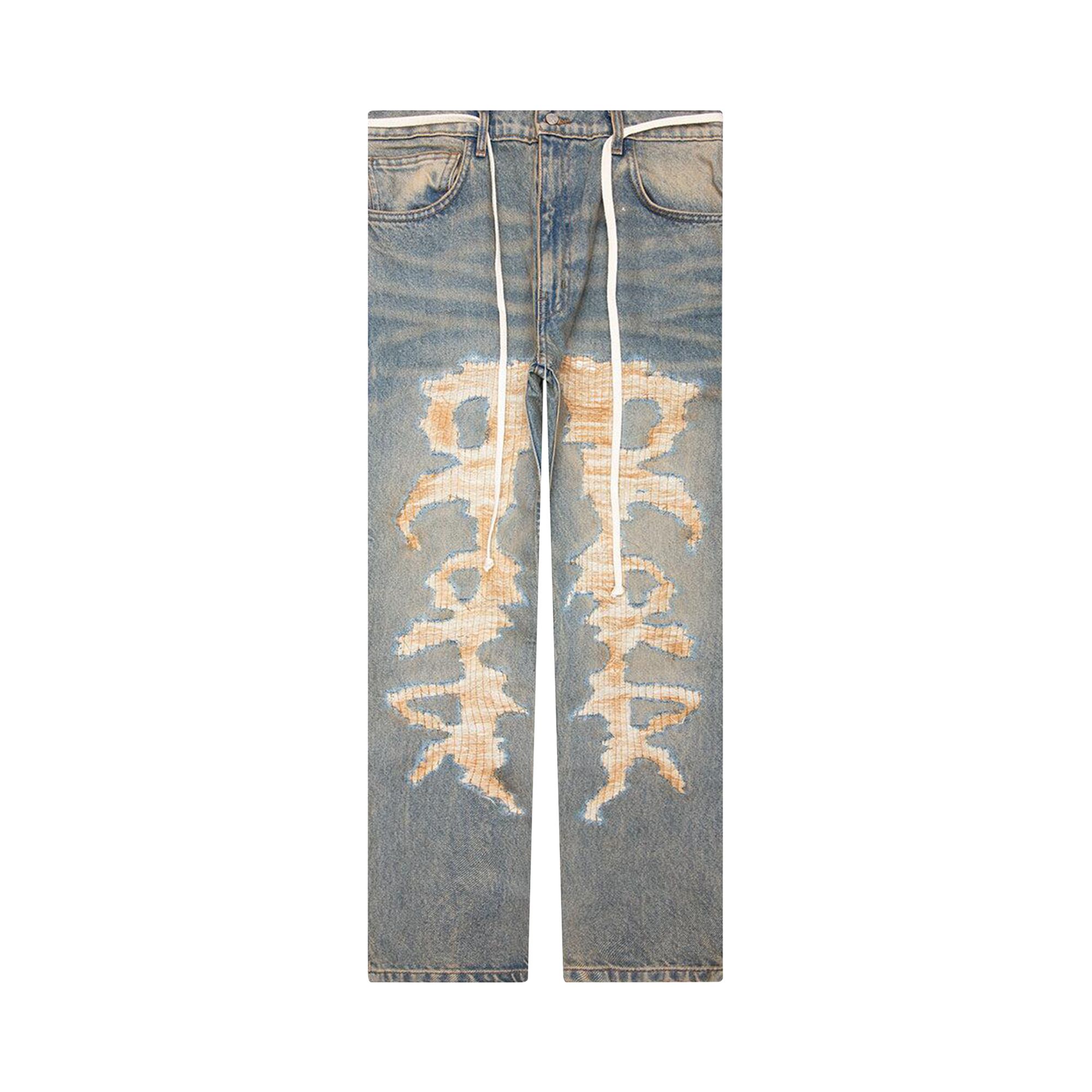 Pre-owned Rivington Roi Rebis Fathers Garden He Rose 1 Jeans 'light Indigo' | Blue | Men's Size 30