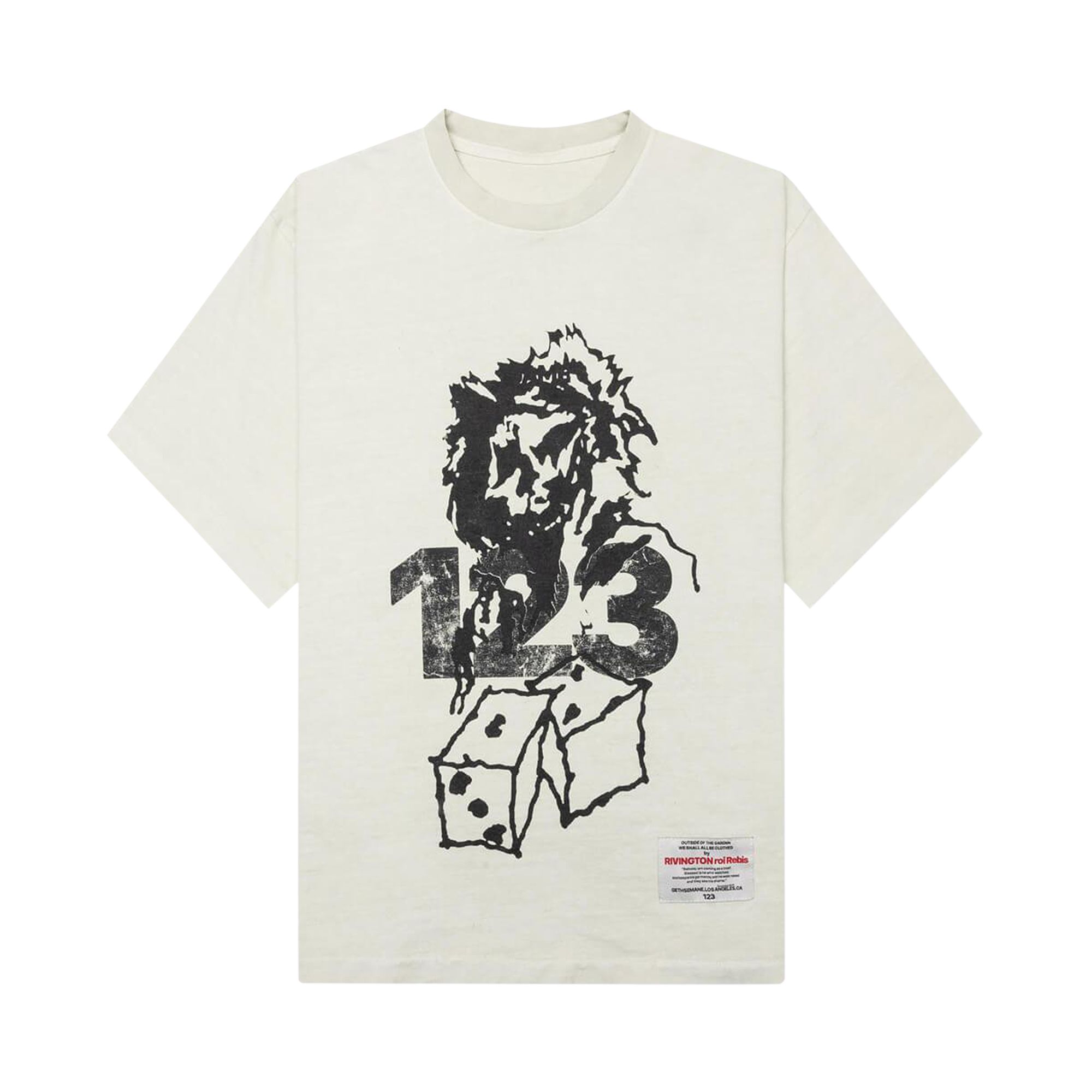 Pre-owned Rivington Roi Rebis X Feature I Must Win Tee 'vintage White' | Men's Size 2