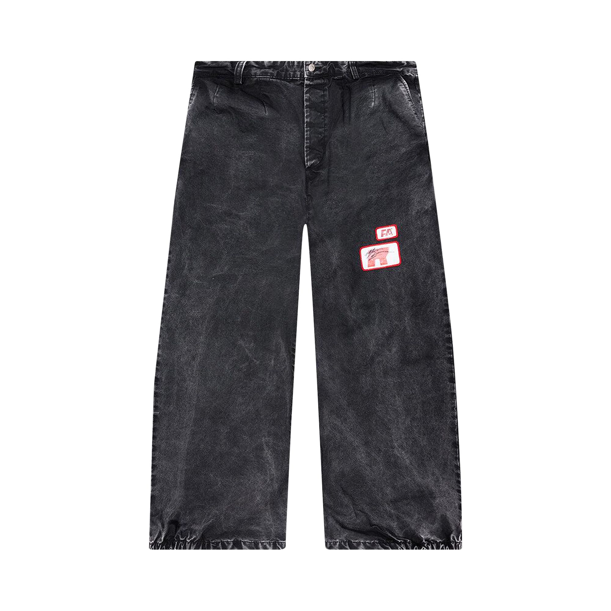 Pre-owned Rivington Roi Rebis Working Man Penta Pant 'washed Black' | Men's Size 36