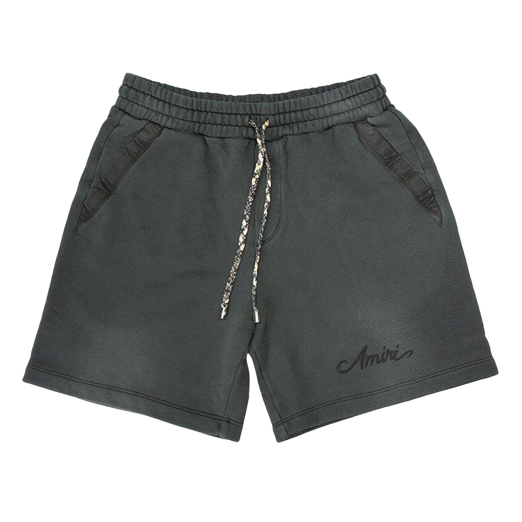 Pre-owned Amiri Bleach Bandana Short 'black' | Men's Size M