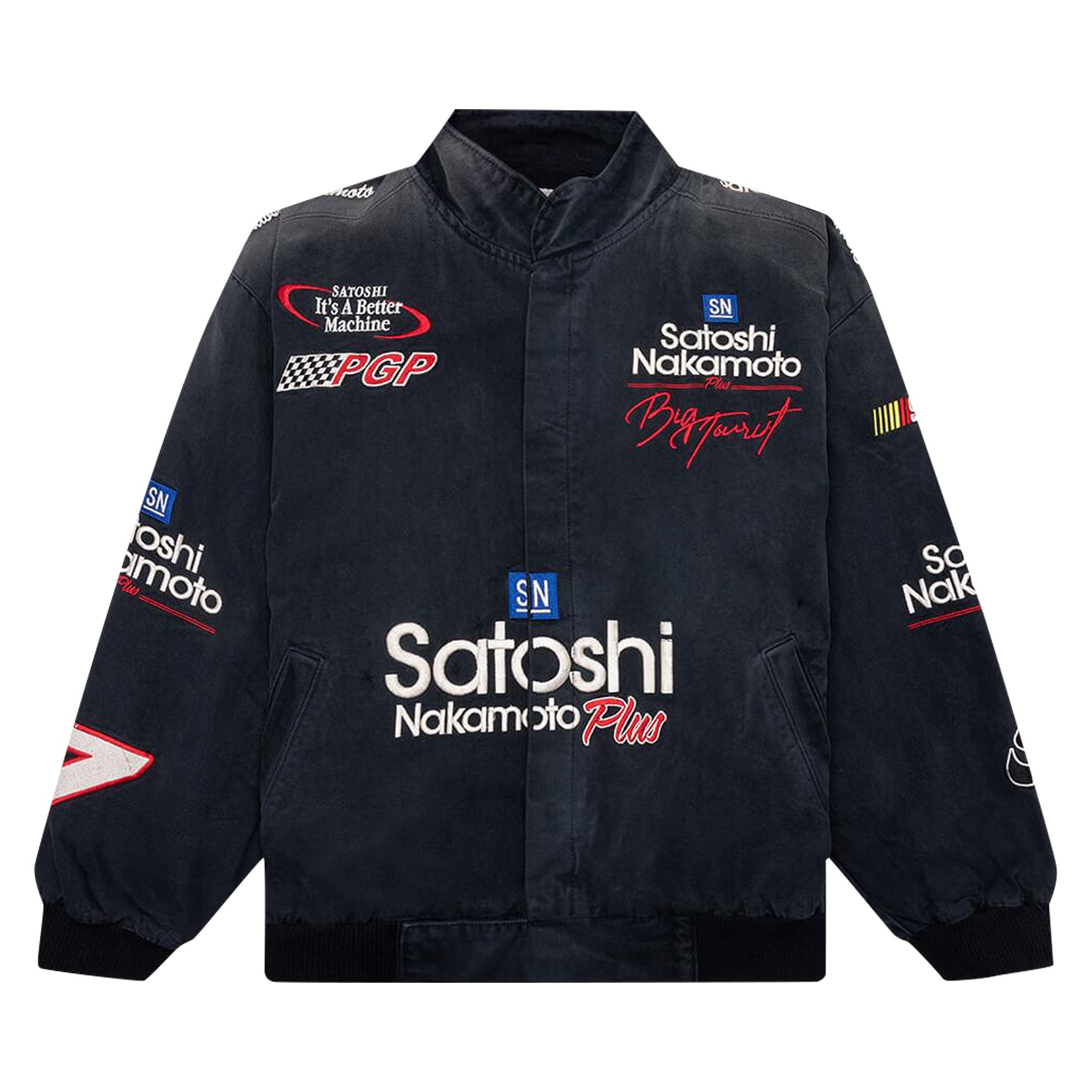 Pre-owned Satoshi Nakamoto Days Of Thunder Jacket 'black' | Men's Size Xxl