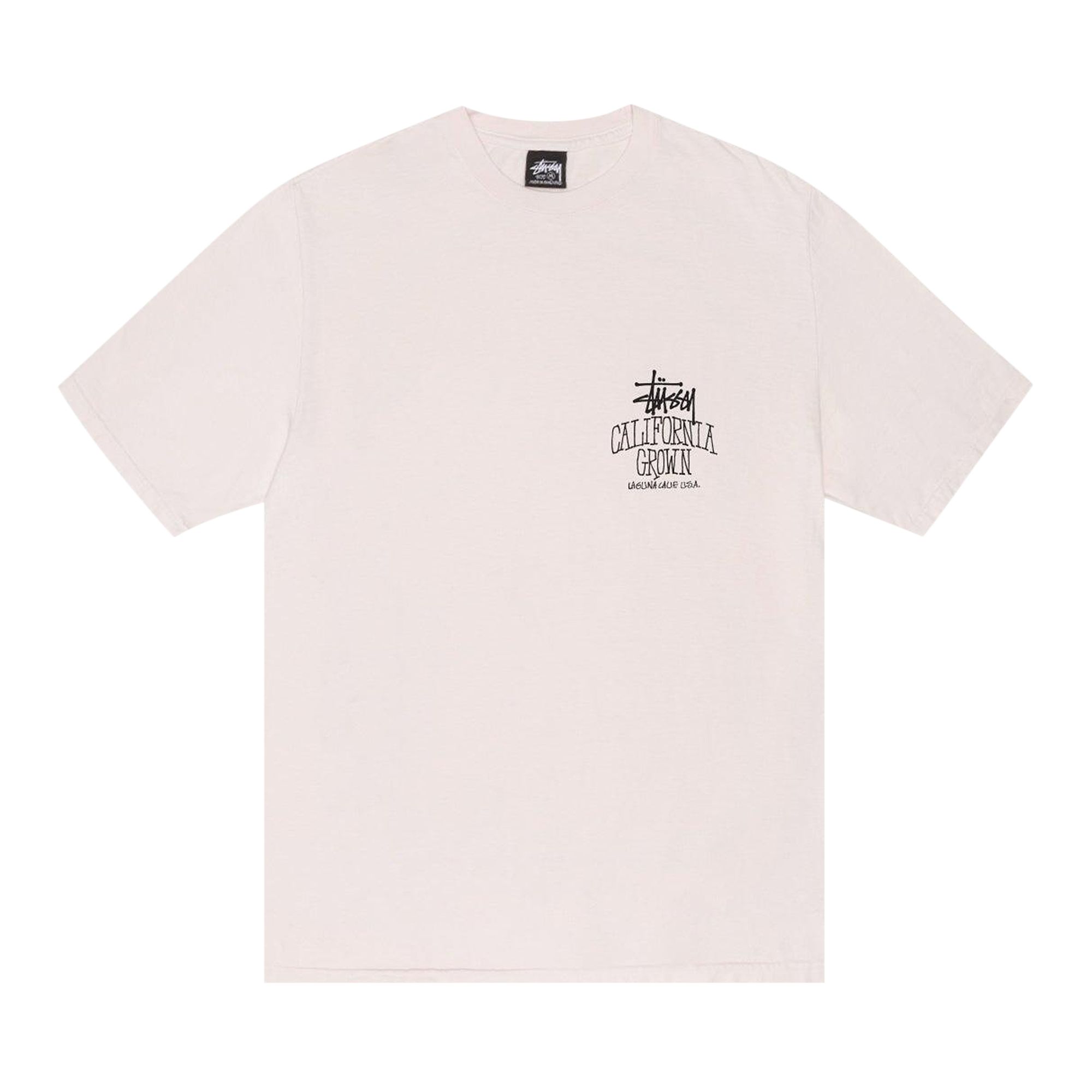 Pre-owned Stussy Cali Grown Tee Pigment Dyed 'blush' | Black | Men's Size M