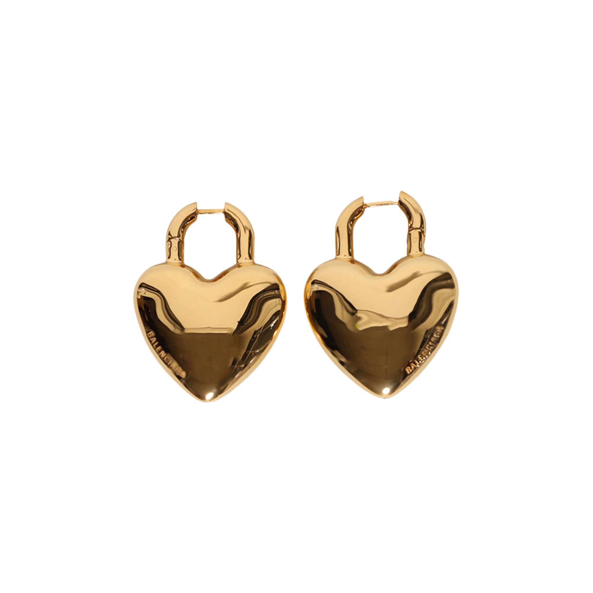 Pre-owned Balenciaga Xl Minnie Earrings 'gold' | Women's Size Onesize