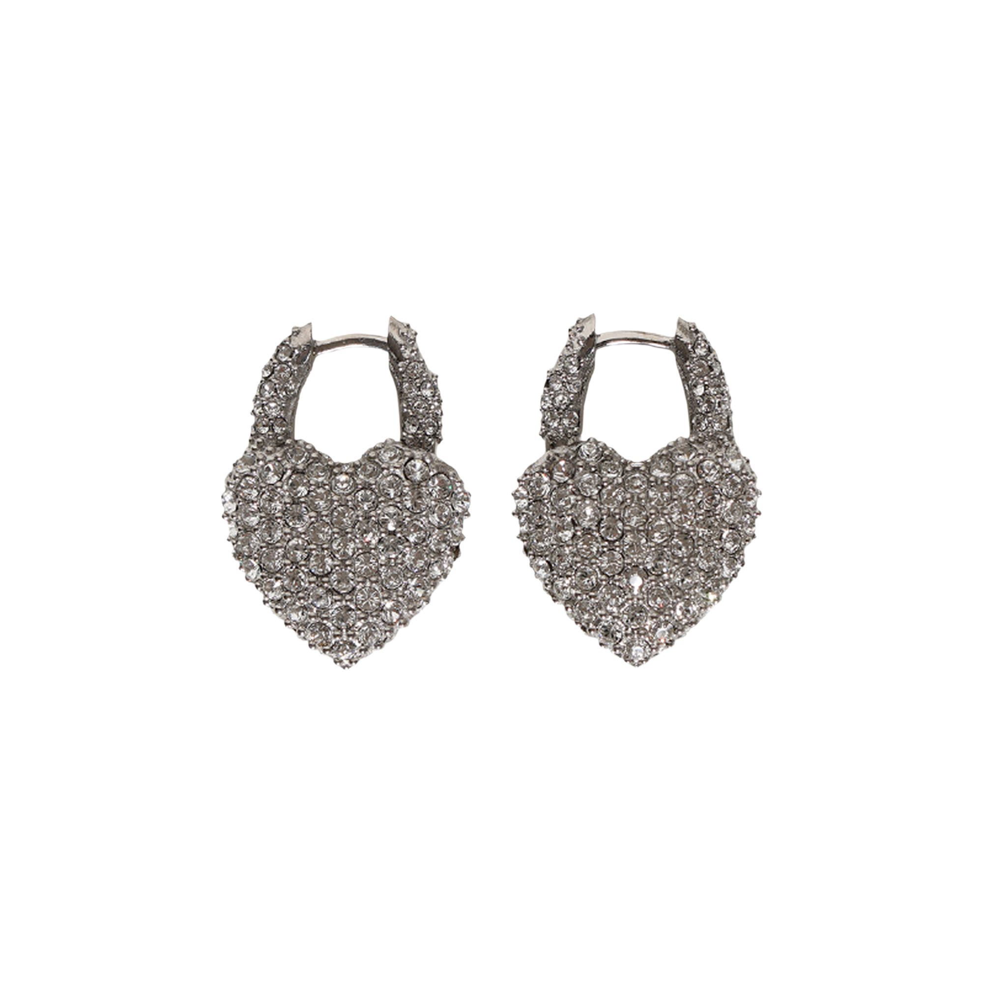 Pre-owned Balenciaga Minnie Earrings 'silver' | Women's Size Onesize