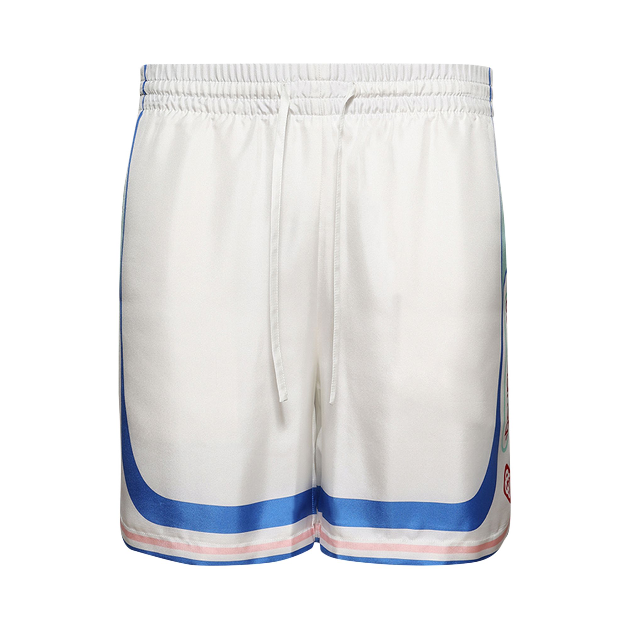 Pre-owned Casablanca Drawstring Shorts 'fuji Dream' | White | Men's Size S