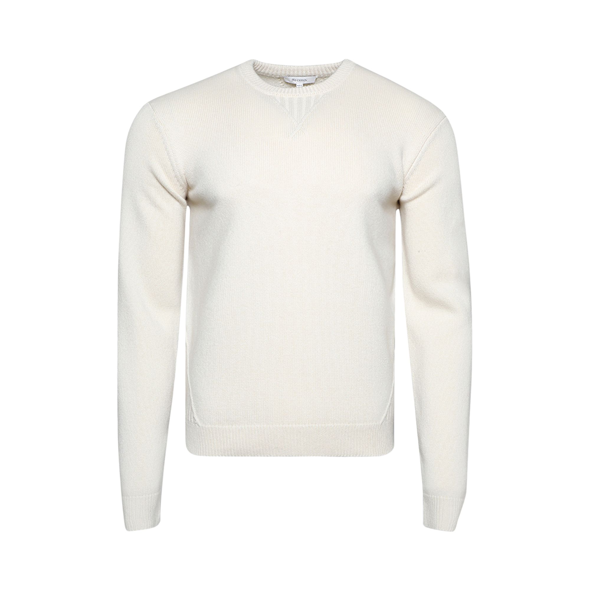 Pre-owned Jw Anderson Jersey Detail Jumper 'ecru' | Cream | Men's Size M In White